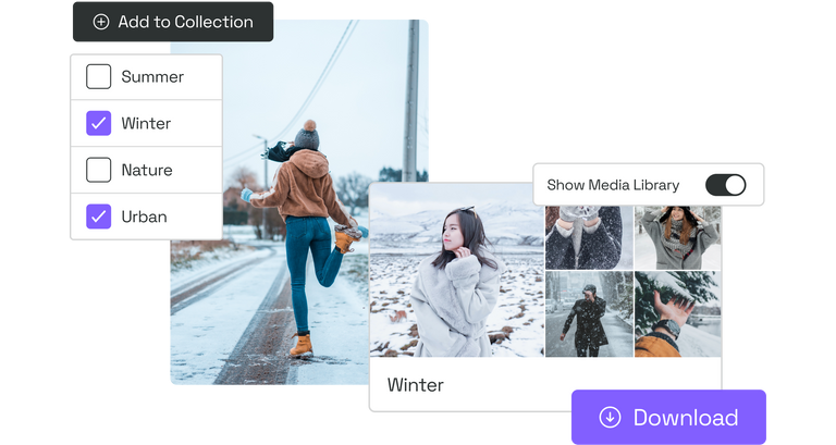 Collection feature in Frontify