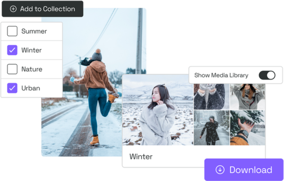 Collection feature in Frontify